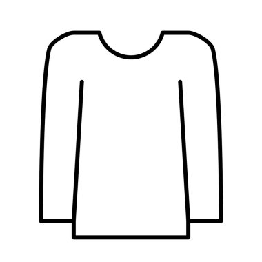 t-shirt simgesi, vektör illüstrasyonu 