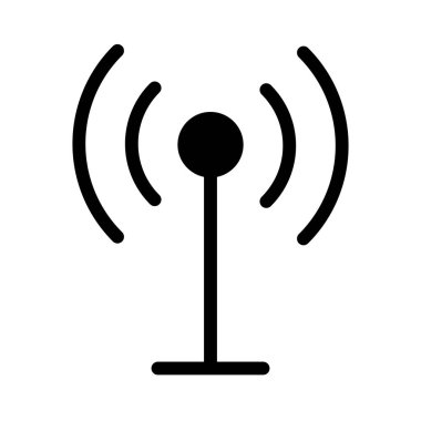 Anten simgesi, vektör illüstrasyonu