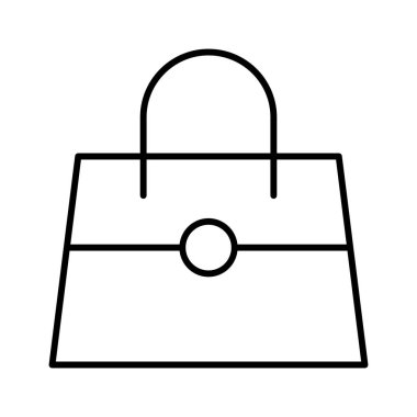 Alışveriş simgesi, vektör illüstrasyonu