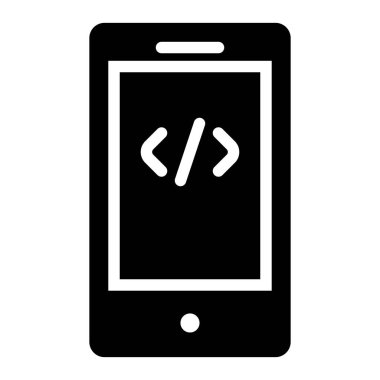 Uygulama Tasarımı simgesi, vektör illüstrasyonu