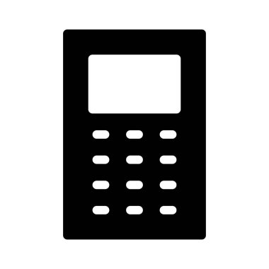 hesap makinesi simgesi, vektör illüstrasyonu
