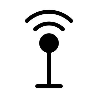 Anten simgesi, vektör illüstrasyonu
