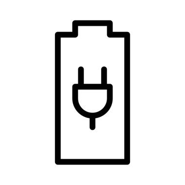 pil simgesi, vektör illüstrasyonu