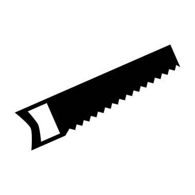  Saw simgesi, vektör illüstrasyonu