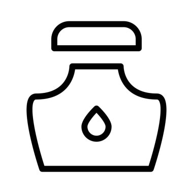 Mürekkep simgesi, vektör illüstrasyonu