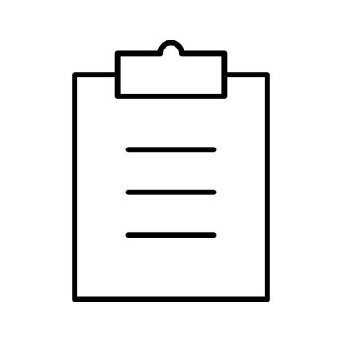  Rapor simgesi, vektör illüstrasyonu 