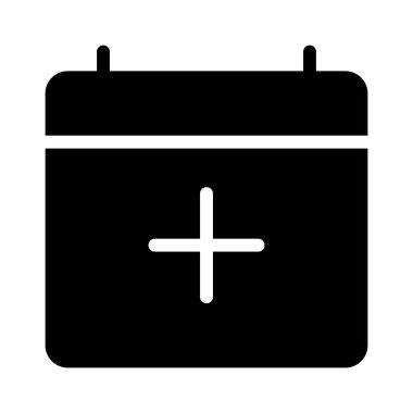 Takvim simgesi, vektör çizimi