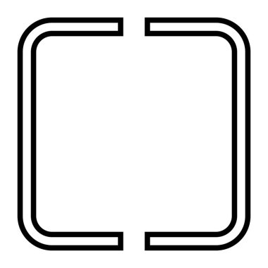 Ortalama simge, vektör çizimi