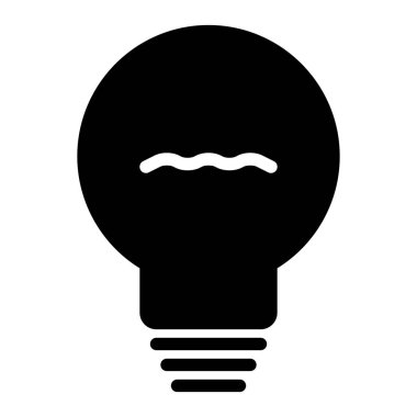 Elektrik simgesi, vektör illüstrasyonu