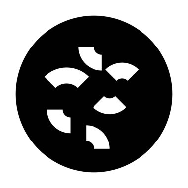 Bakteri Tıp simgesi, vektör illüstrasyonu