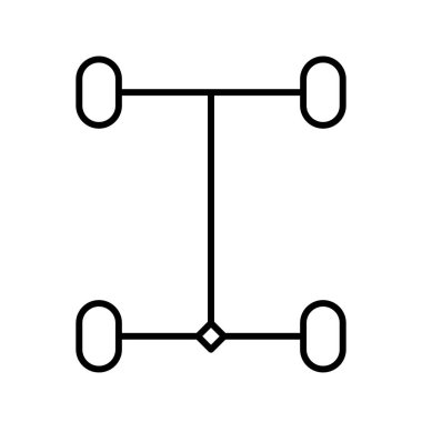  Farklılık Araç Aracı, kamyon simgesi, vektör 