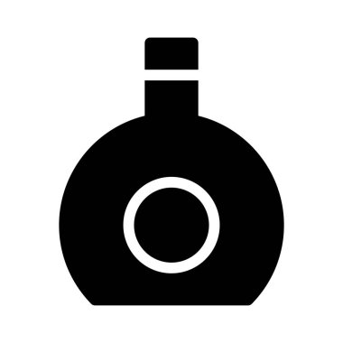 şişe simgesi, vektör illüstrasyonu