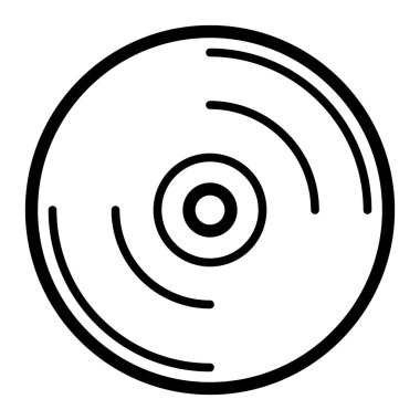 Disk simgesi, vektör çizimi