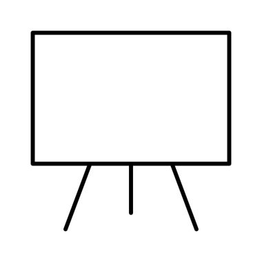 Sergileyiciler Sunum simgesi, vektör illüstrasyonu