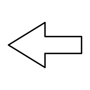 Önceki simge, vektör illüstrasyonu 