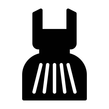 elbise simgesi, vektör illüstrasyonu