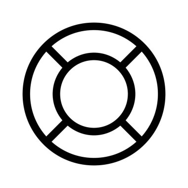  Yaşam Güvenliği simgesi, vektör illüstrasyonuna yardım et