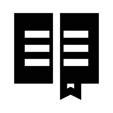 kitap simgesi, vektör illüstrasyonu