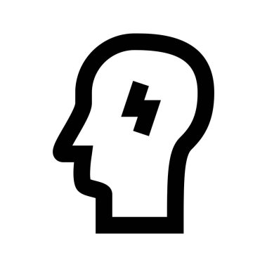 Baş Ağrısı İlaç simgesi, vektör illüstrasyonu