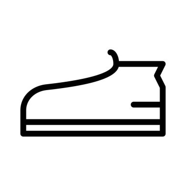 Ayakkabı simgesi, vektör çizimi