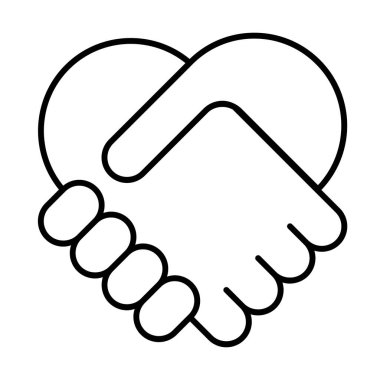 Ortaklık simgesi, vektör illüstrasyonu