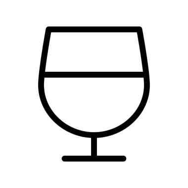 Cam simge, vektör illüstrasyonu