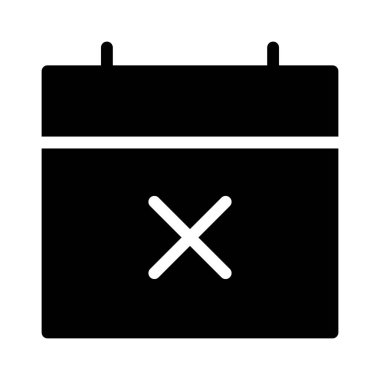 Takvim simgesi, vektör çizimi