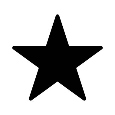 Yıldız simgesi, kalite derecesi, vektör illüstrasyonu