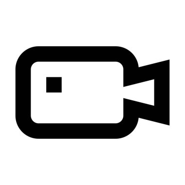 Video Kamera simgesi, vektör