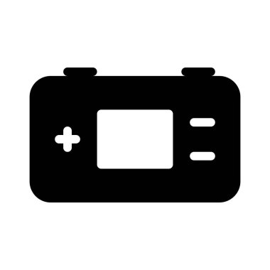 Gameboy Mobil simgesi, vektör illüstrasyonu