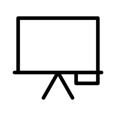 Tahta simgesi, vektör illüstrasyonu 