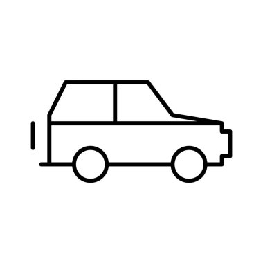 Van, kamyon simgesi, vektör 