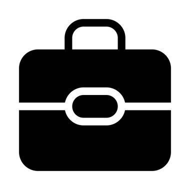 evrak çantası simgesi, vektör illüstrasyonu 