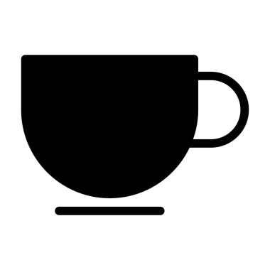 kahve simgesi, vektör illüstrasyonu