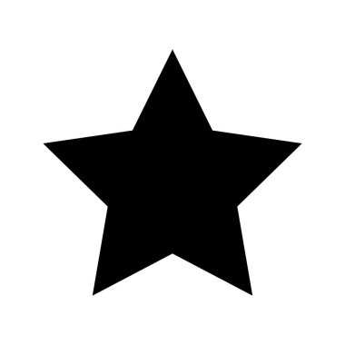 Yıldız simgesi, kalite derecesi, vektör illüstrasyonu