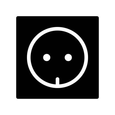 Duvar tıkacı simgesi, vektör illüstrasyonu 