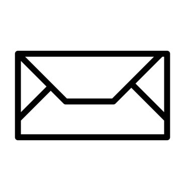 posta simgesi, vektör illüstrasyonu