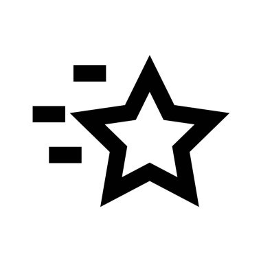 Yıldız simgesi, kalite derecesi, vektör illüstrasyonu