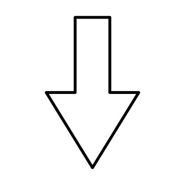 Simge indir, vektör illüstrasyonu