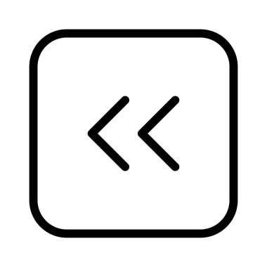 Simgeyi geri al, vektör illüstrasyonu 