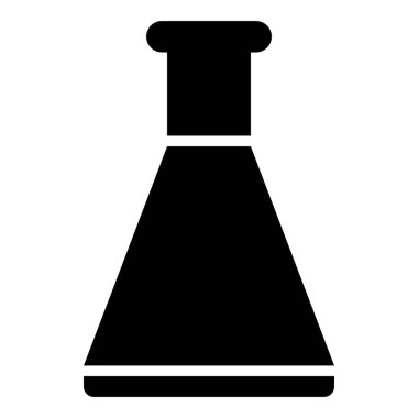 Laboratuar simgesi, vektör illüstrasyonu