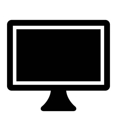 Beyaz arkaplan, vektör illüstrasyonunda simgeyi göster