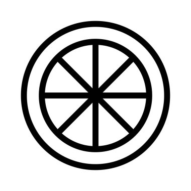 turuncu simge, vektör çizimi