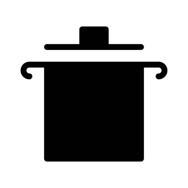 pot simgesi, vektör çizimi   