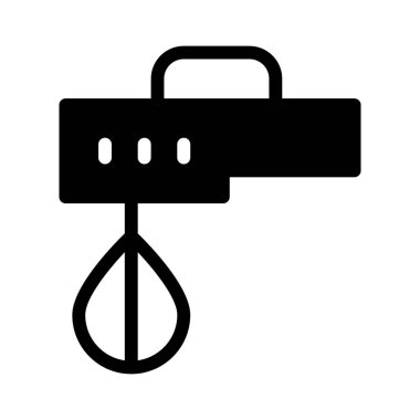 Electric Agitator Dayakçısı simgesi, vektör illüstrasyonu