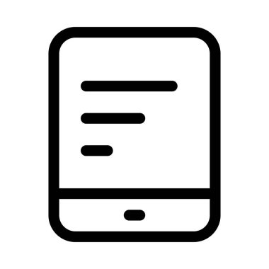 İstatistikler, Tablet Tablosu Grafik simgesi, vektör illüstrasyonu