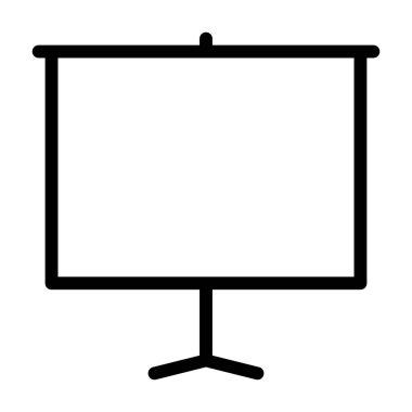 sunum simgesi, vektör illüstrasyonu 