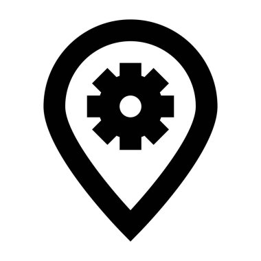 Güneş Noktası Ekoloji Doğa simgesi, vektör illüstrasyonu