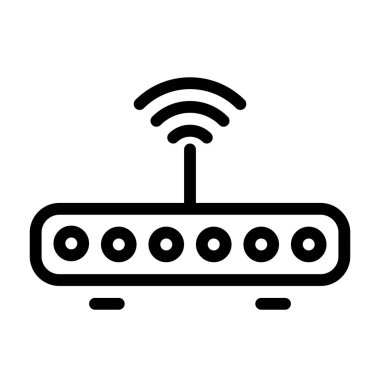 Beyaz arkaplanda yönlendirme simgesi, vektör illüstrasyonu