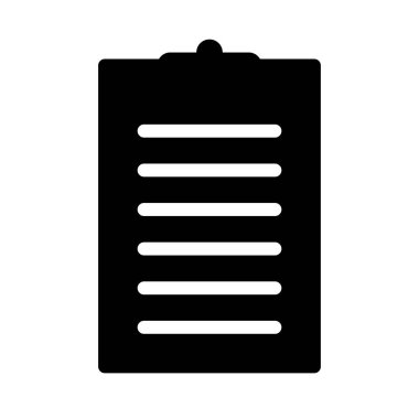 Klip simgesi, vektör illüstrasyonu